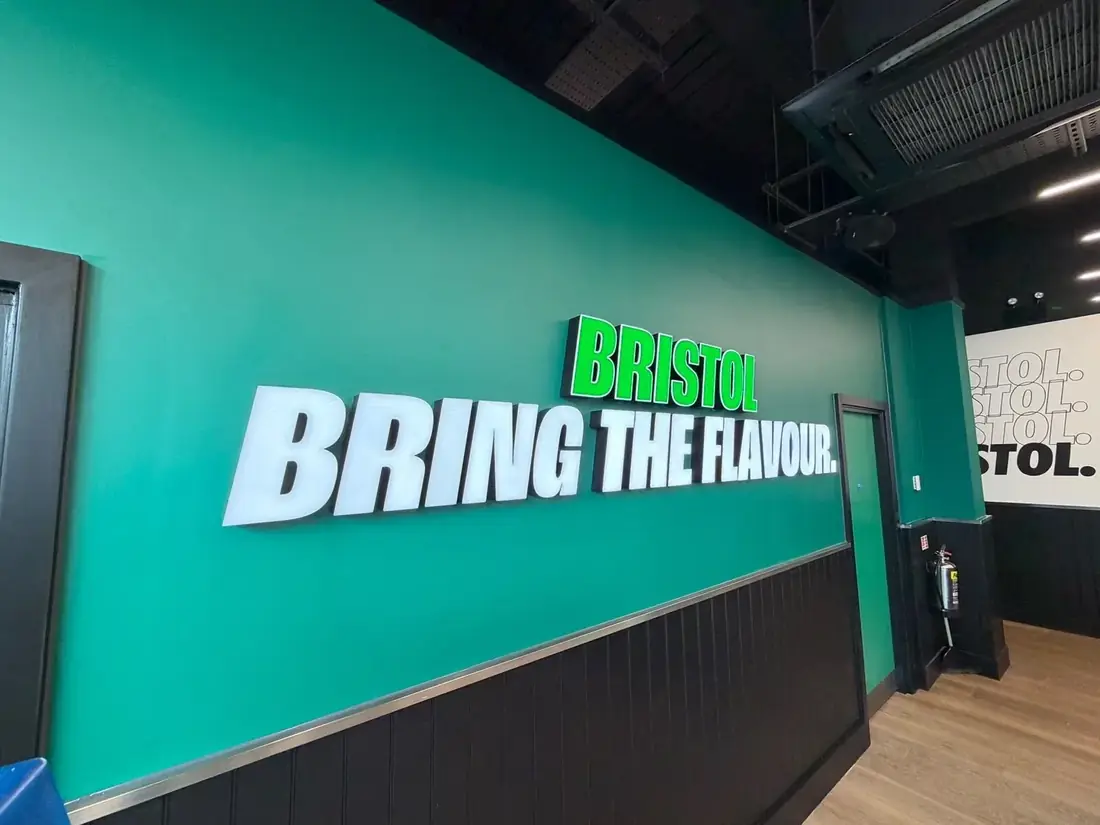 Bristol Wingstop completed interior